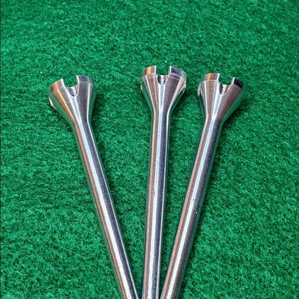 Set of 10 Hand Machined Custom Golf Tee